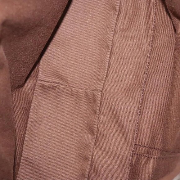 Salvatore Ferragamo Gancini Bag Leather Champagne Gold Silver Auth - Picture 14 of 16